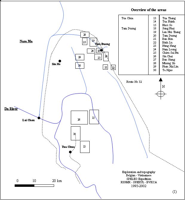 map of Tam Duong Area